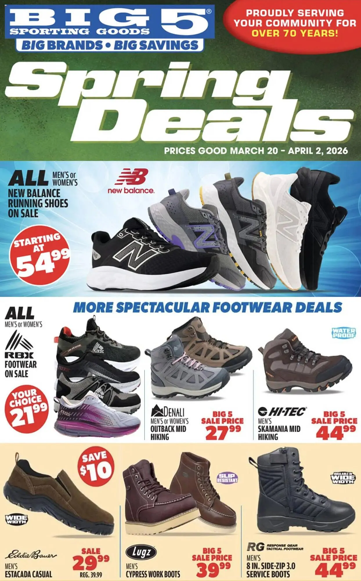 Weekly ad Big 5 weekly ad from March 20 to April 2 2026 - Page 1