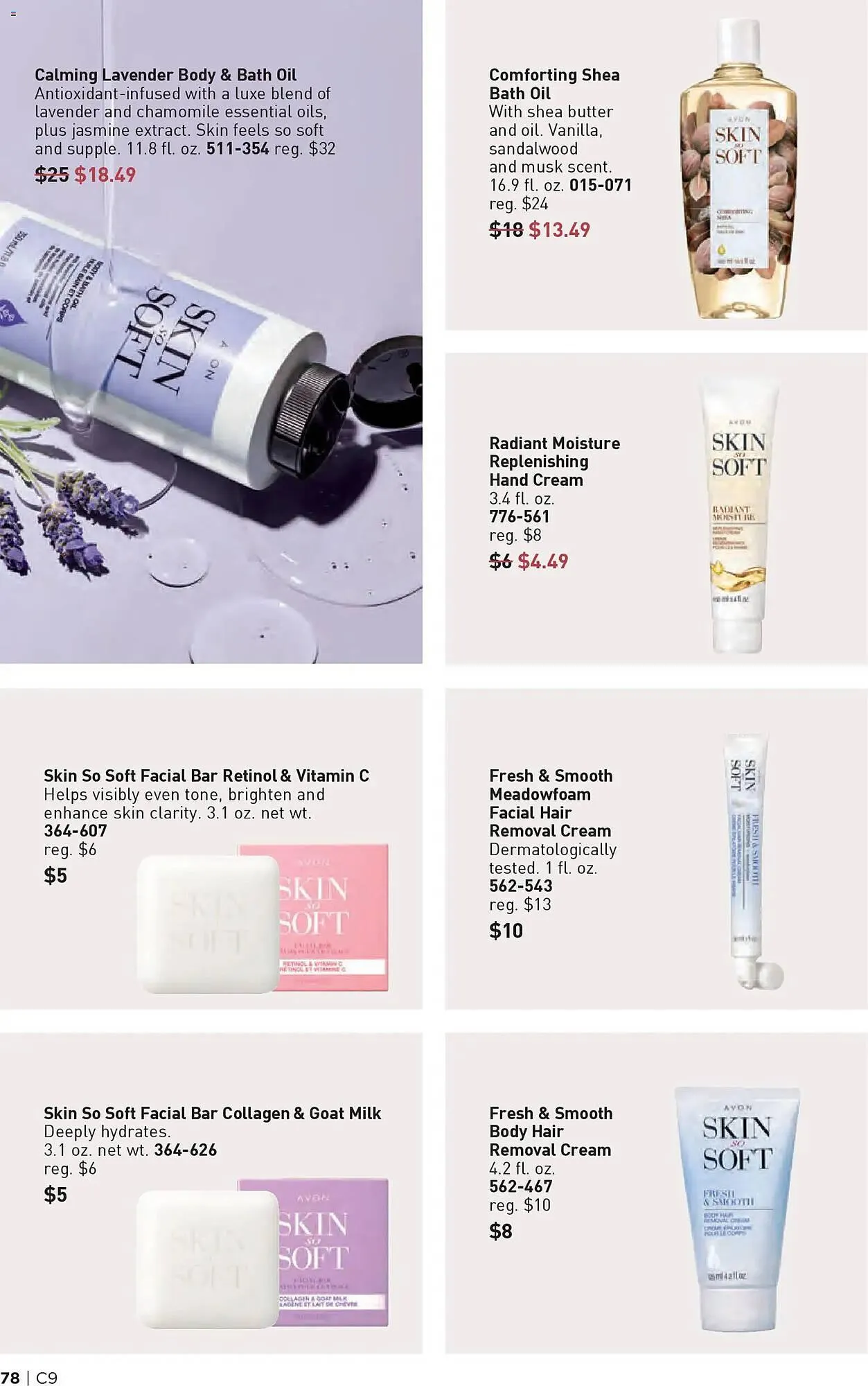 Weekly promotion Avon weekly ad spanning from April 22 to May 6 2026 - Page 78 for Catalogue 365