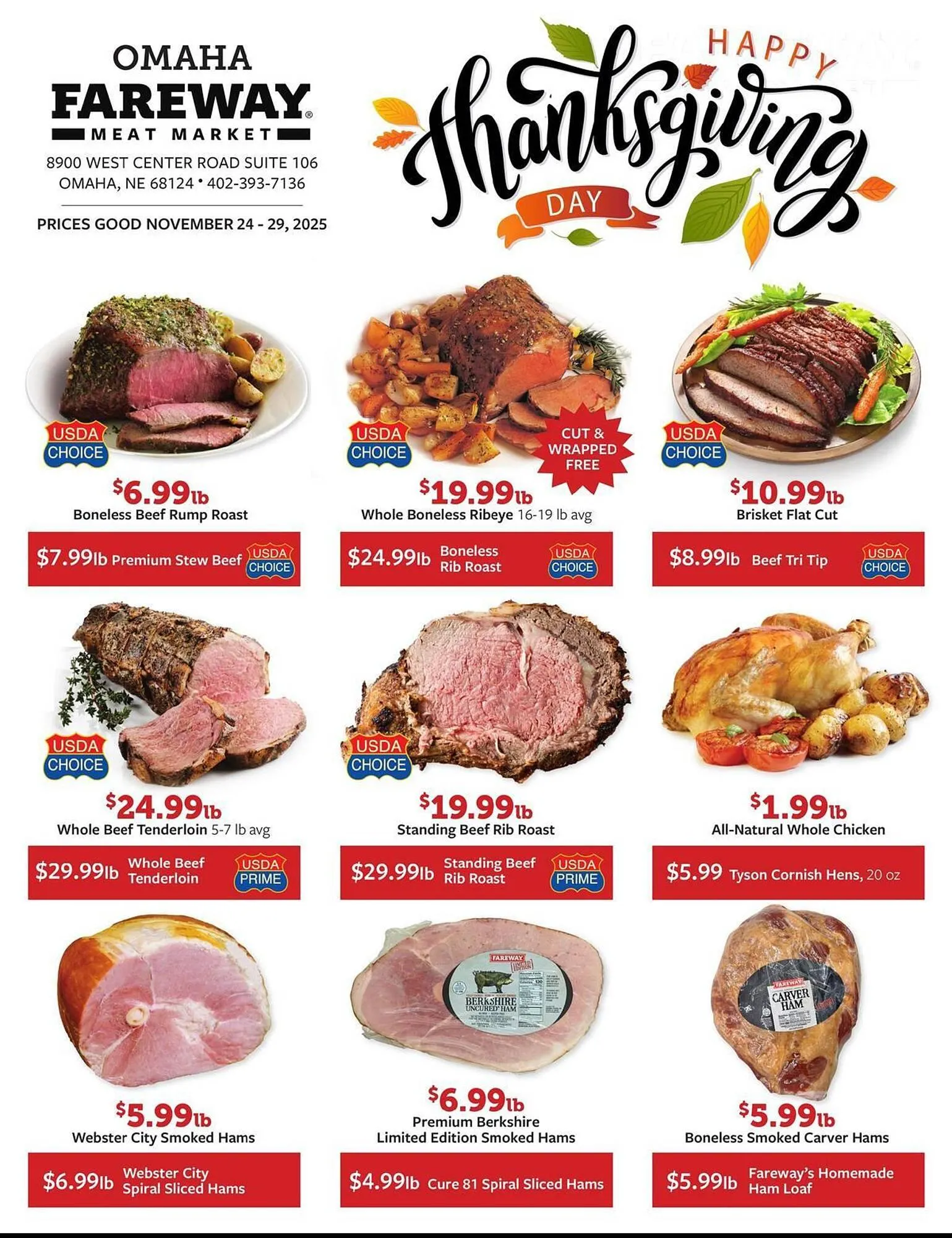 Weekly ad Fareway weekly ad from November 24 to November 29 2025 - Page 1