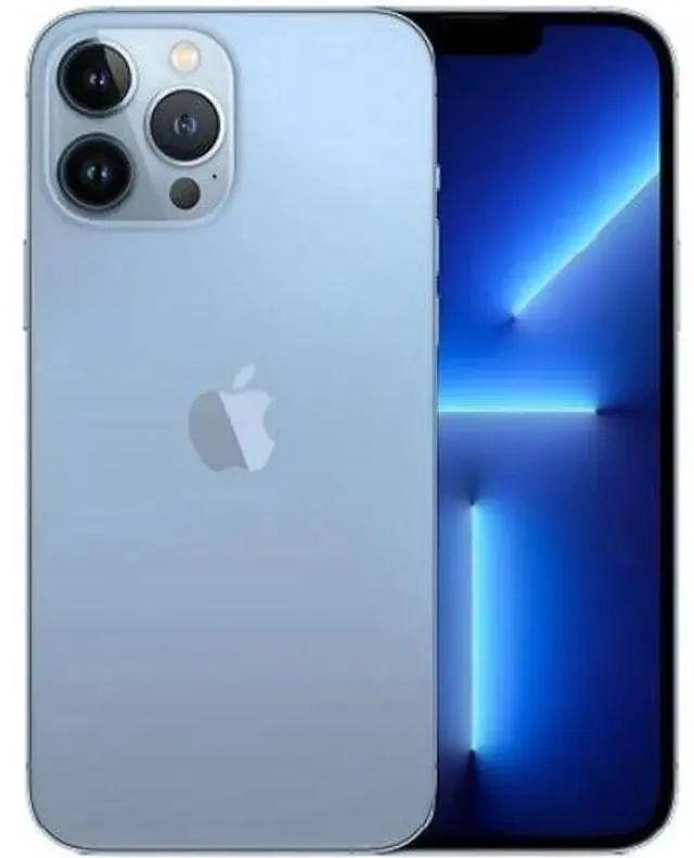 Apple iPhone 13 Pro Max - 128GB - Sierra Blue - Fully Unlocked - Excellent (Grade A)