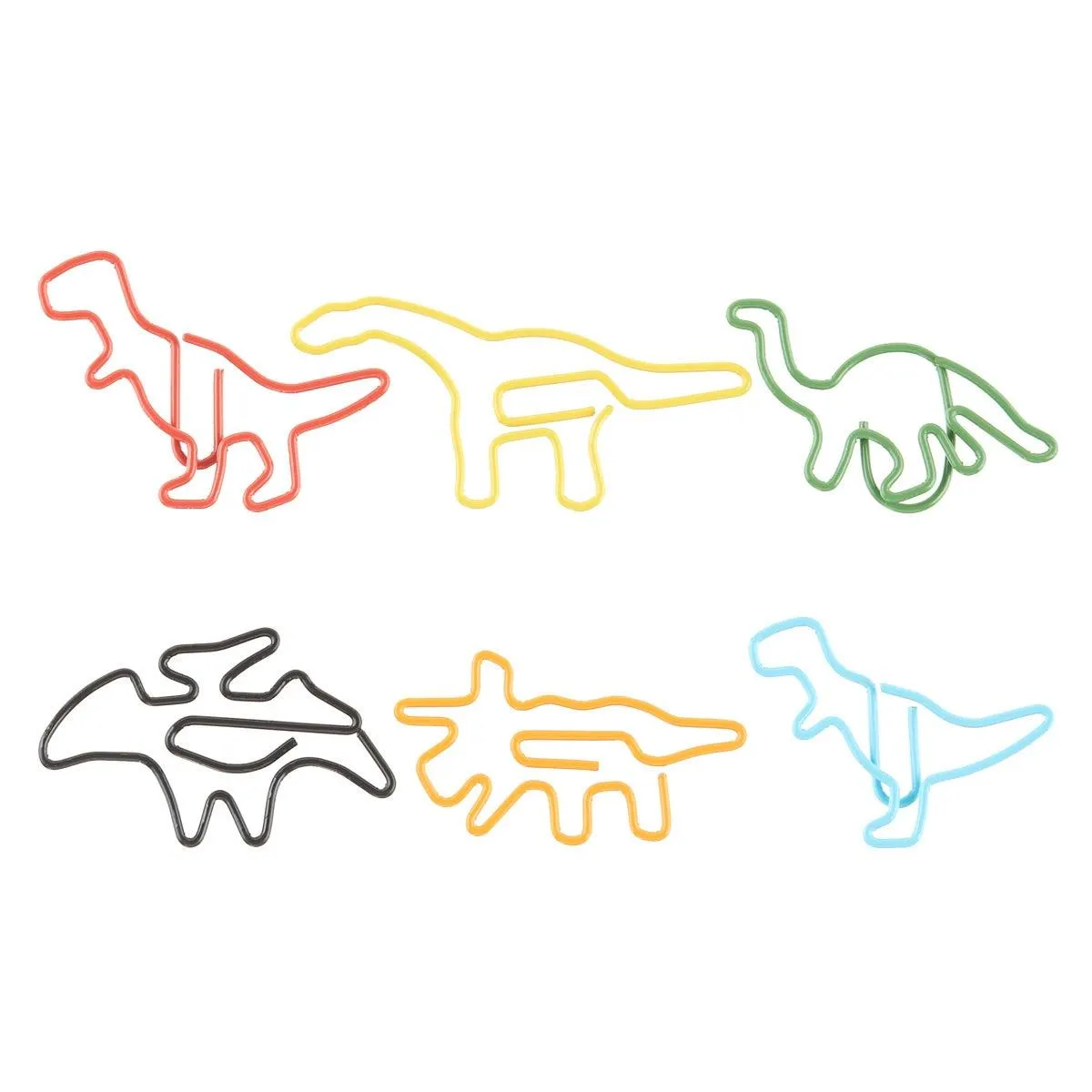 Paper Clips Dinosaur Pkg/6