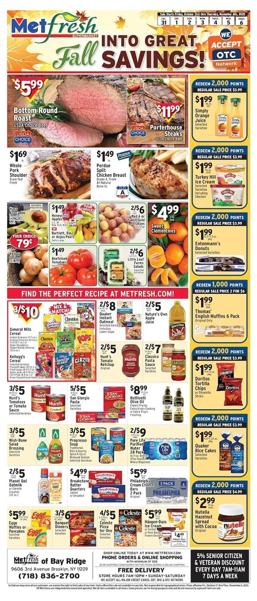Weekly ad Met Foodmarkets weekly ad from October 31 to November 6 2025 - Page 1