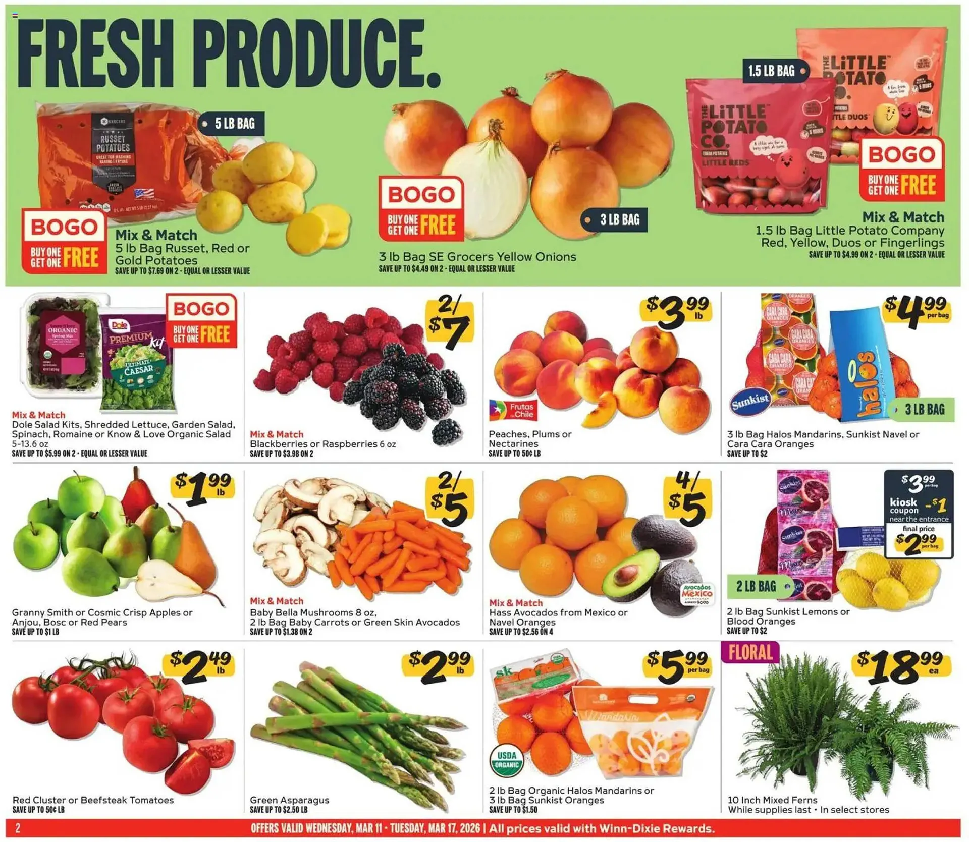 Weekly ad Winn Dixie weekly ad from March 11 to March 17 2026 - Page 2
