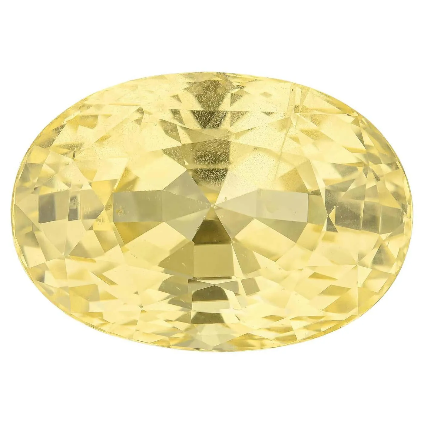 GIA Certified 9.69 Carat Natural Unheated Ceylon Yellow Sapphire