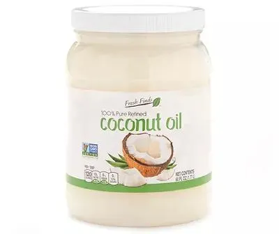 100% Pure Refined Coconut Oil, 60 Oz.