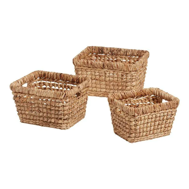 Piper Natural Hyacinth Utility Basket