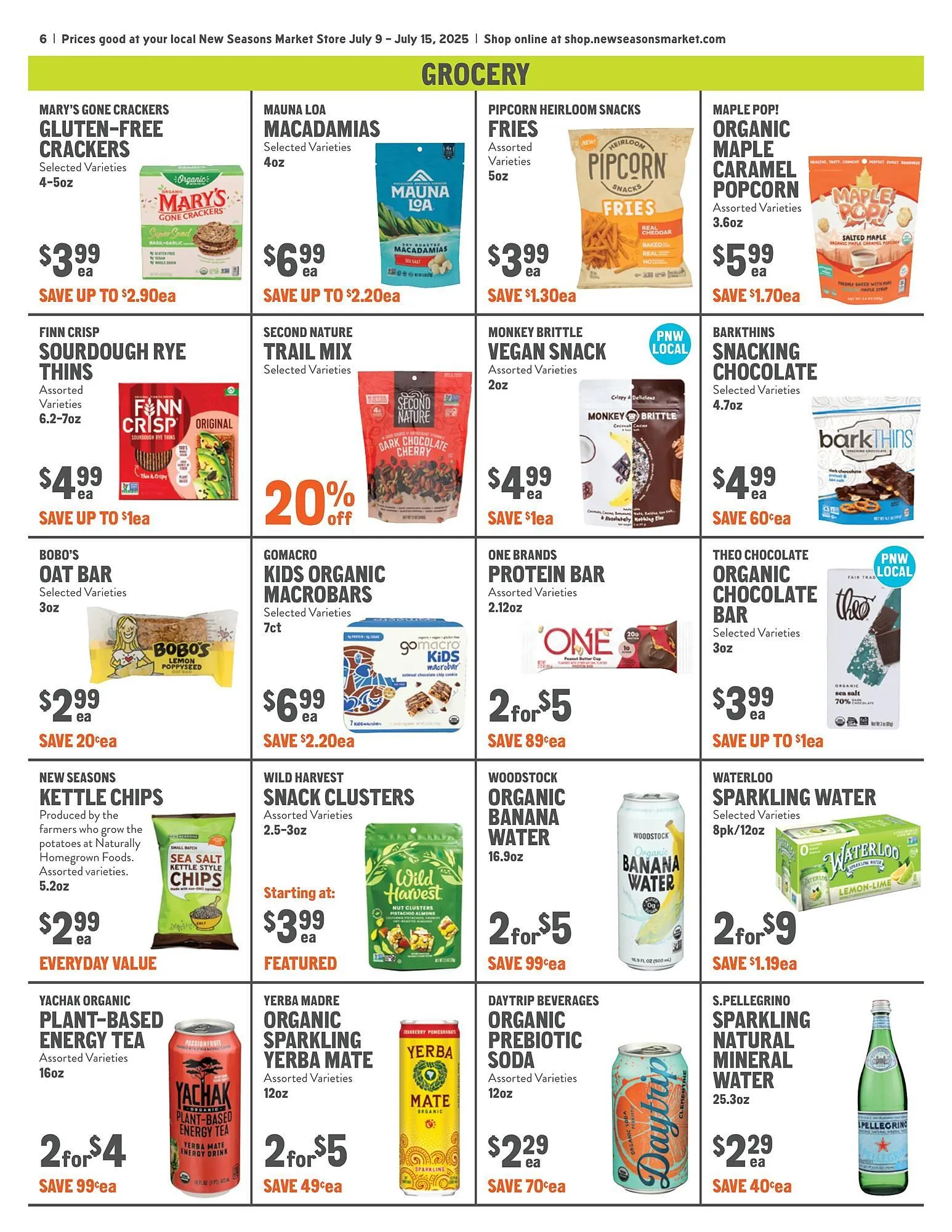 Weekly ad New Seasons Market ad from July 9 to July 15 2025 - Page 6
