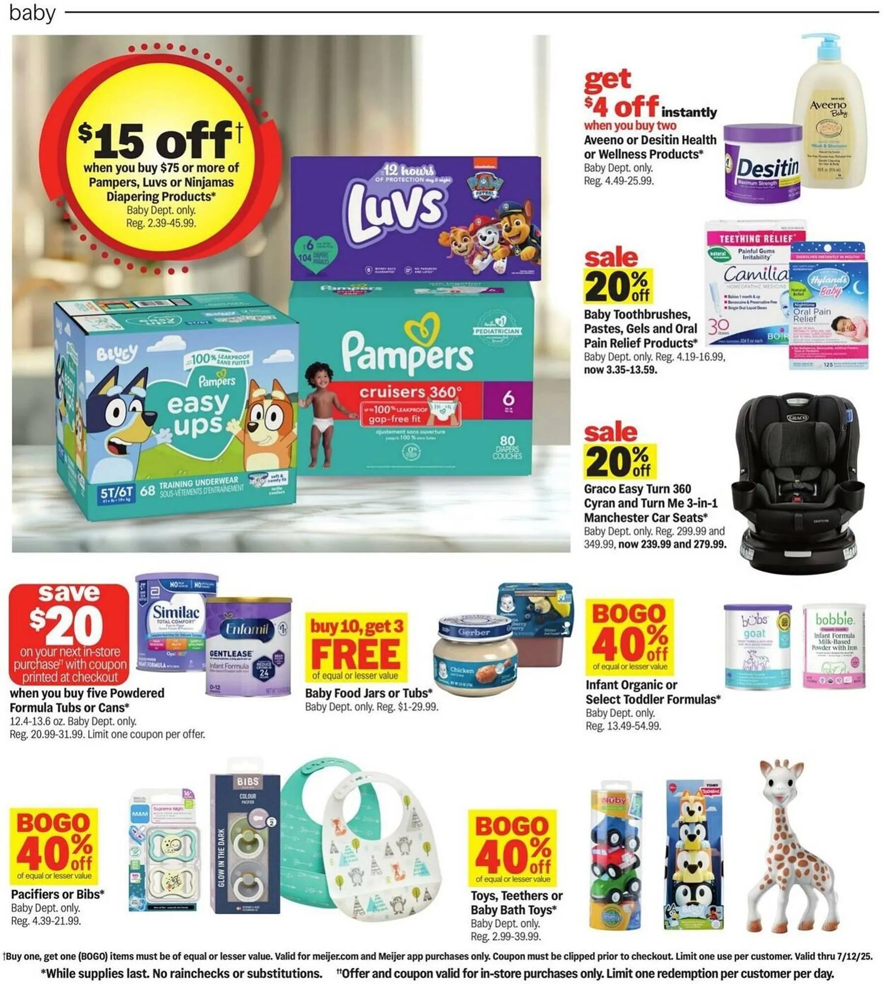 Weekly ad Meijer Weekly Ad from July 6 to July 12 2025 - Page 36