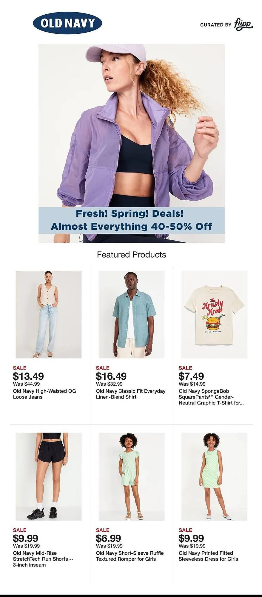 Weekly ad Old Navy Weekly Ad from April 28 to May 4 2025 - Page 1