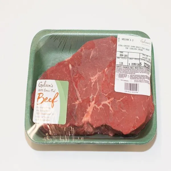 Gelson's Grass Fed Beef Top Loin Sirloin