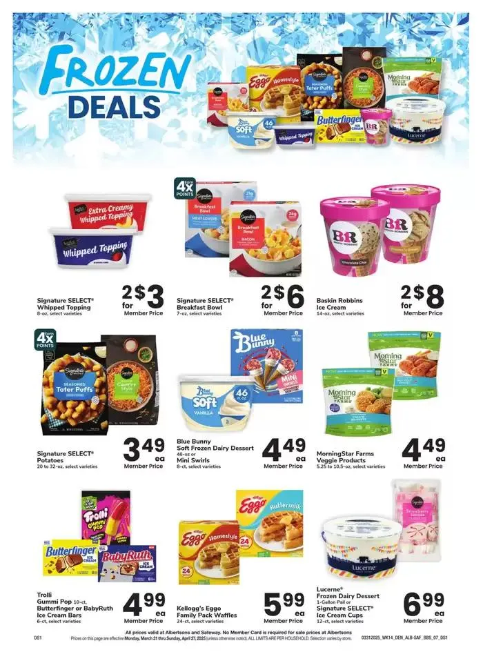 Weekly ad  Albertsons - Denver - BBS from March 31 to April 27 2025 - Page 7