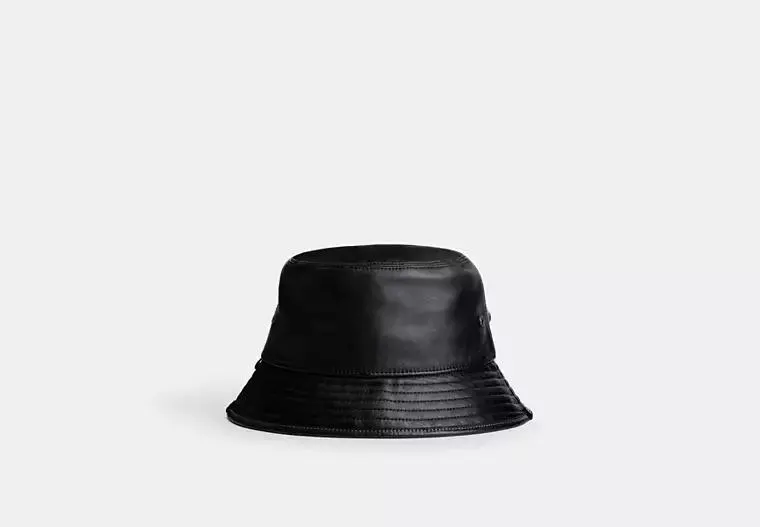 Leather Bucket Hat