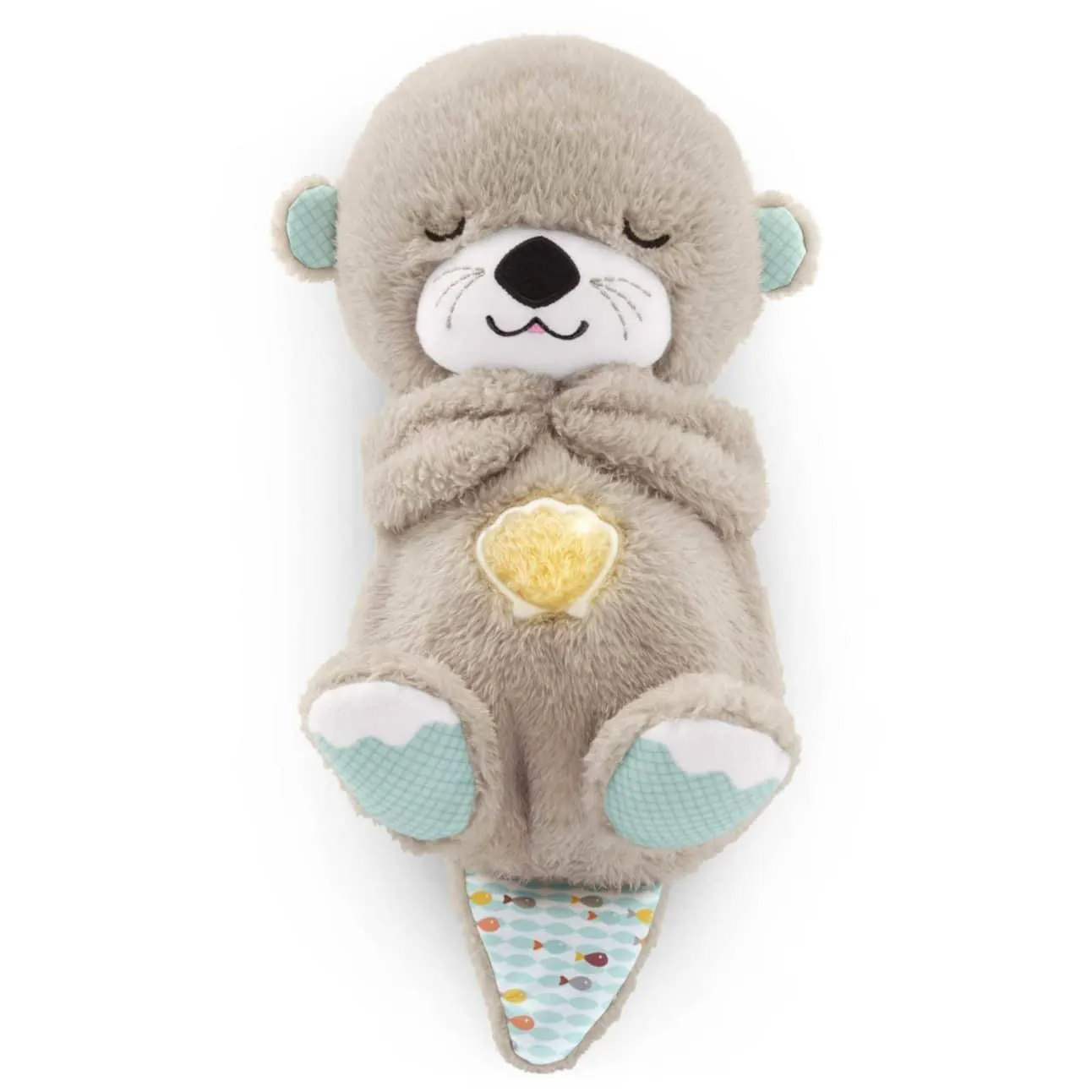 Fisher-Price Soothe 'n Snuggle Otter, Plush Baby Toy, Sound Machine With Breathing Motion