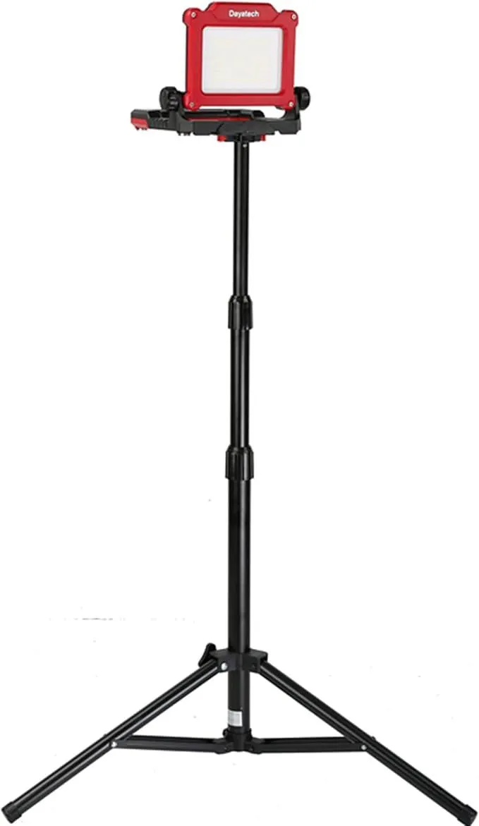 Rechargeable Cordless LED Work Light, 3500 LM, 25 W Compatible with DEWALT, MILWAUKEE, MAKITA, Black&Decker, BOSCH, STANLEY Power Tool 18-21V Lithium Ion Battery(Battery Not Included)