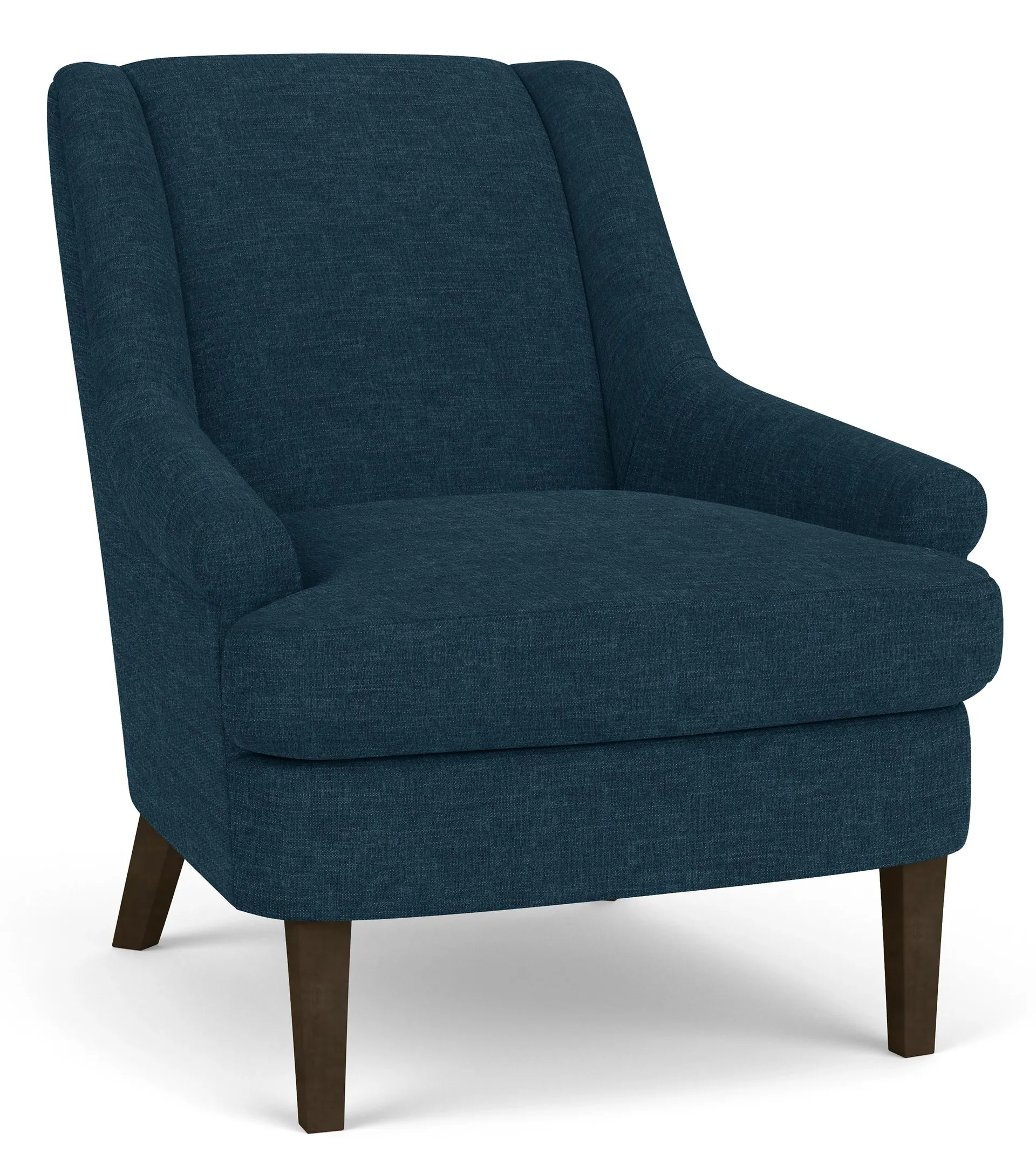 Louise Chair in Mori Ink with Charcoal Legs