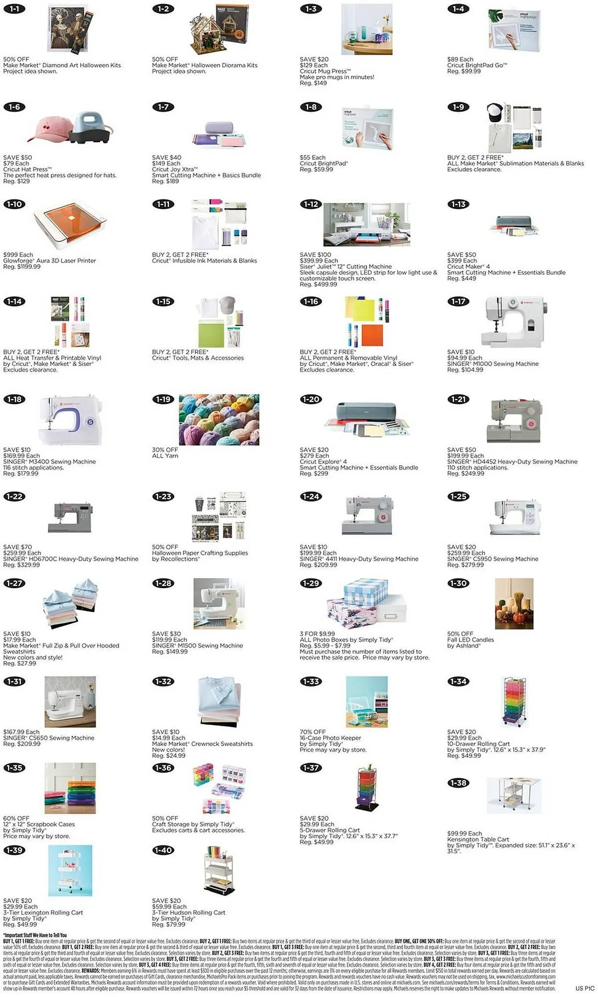 Weekly ad Michaels weekly ad from September 12 to September 21 2025 - Page 1