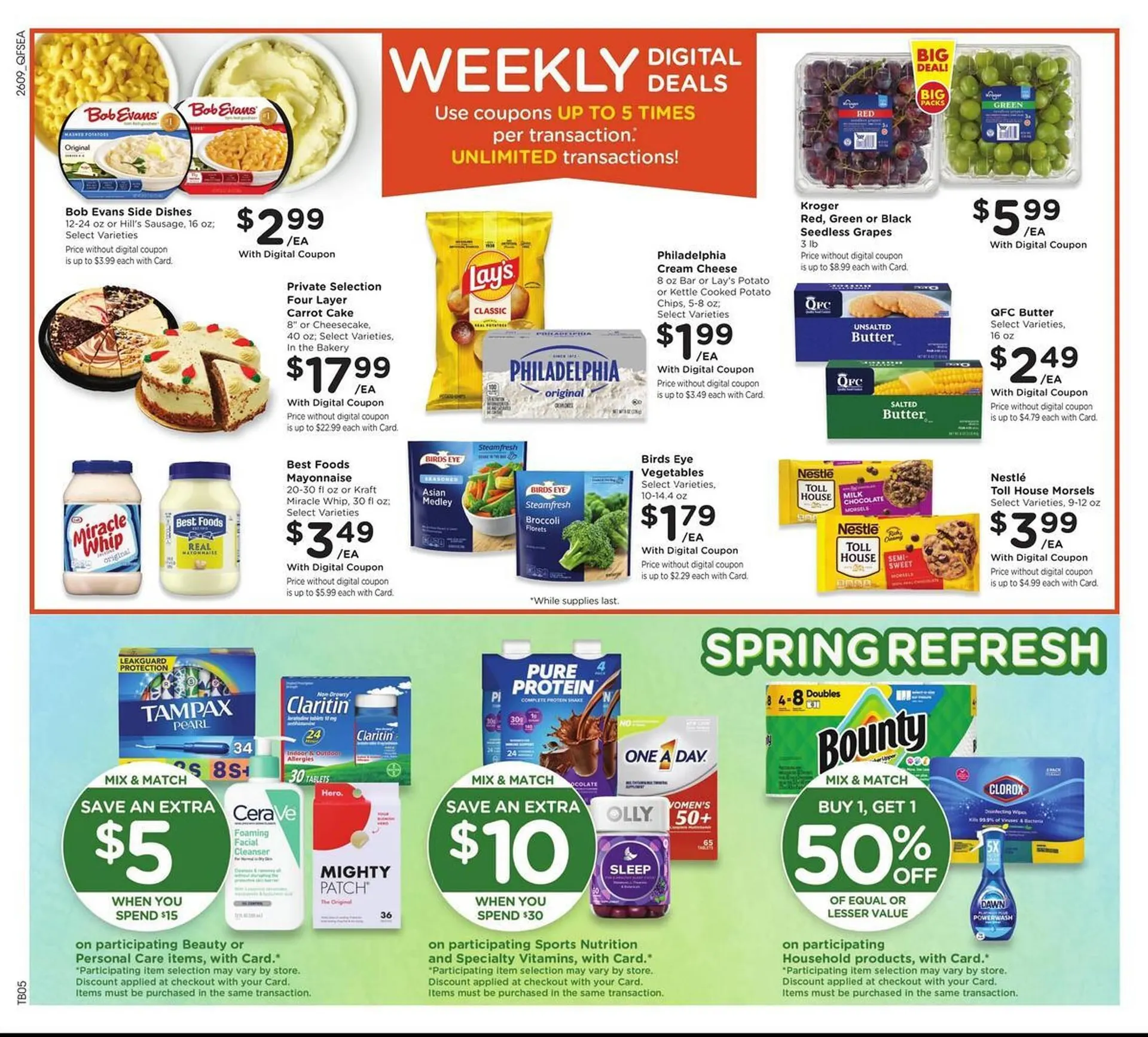 Weekly promotion QFC weekly ad spanning from April 1 to April 7 2026 - Page 2 for Catalogue 365