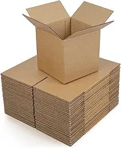 Shipping Boxes 6x6x6 Inches Small Corrugated Cardboard Boxes, 25 Pack