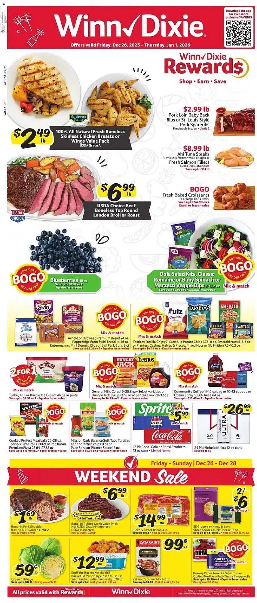 Weekly ad Winn Dixie weekly ad from December 26 to January 1 2026 - Page 1