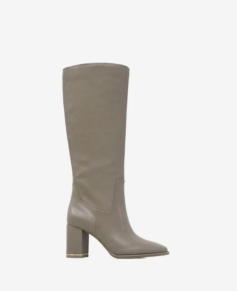 Yvonne Leather Knee Boot