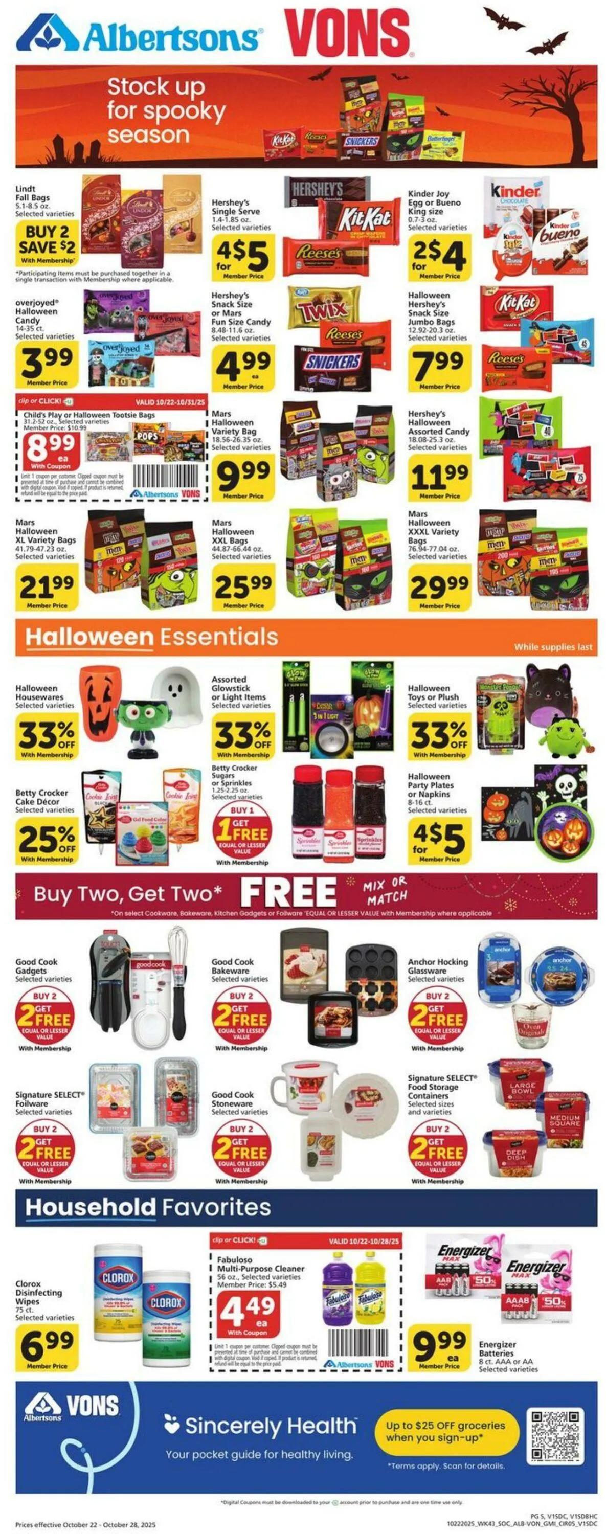 Weekly ad Vons Current weekly ad from October 22 to October 28 2025 - Page 4