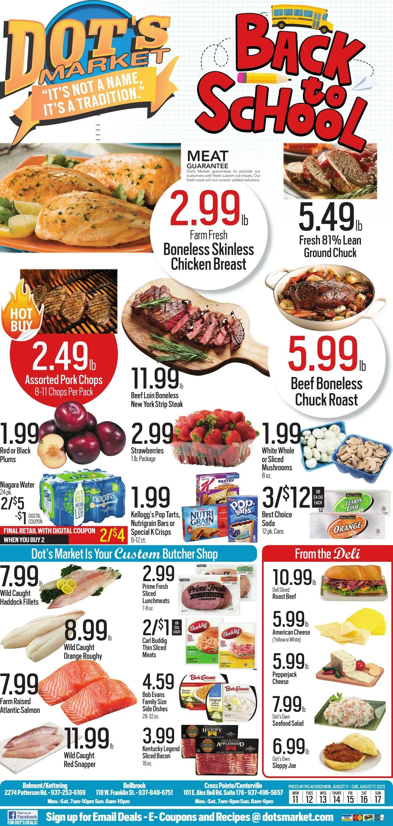 Weekly ad Dot's Market from August 11 to August 25 2025 - Page 1