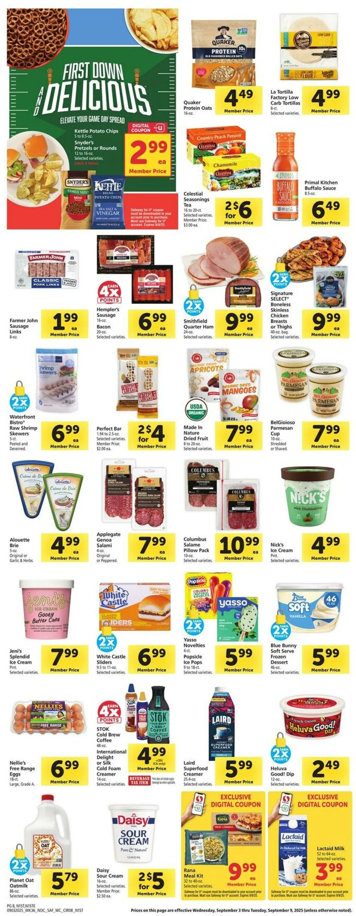 Weekly ad Safeway Current weekly ad from September 3 to September 9 2025 - Page 8