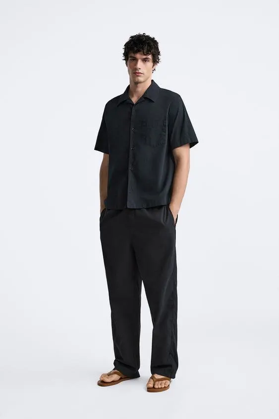 WASHED POPLIN SHIRT