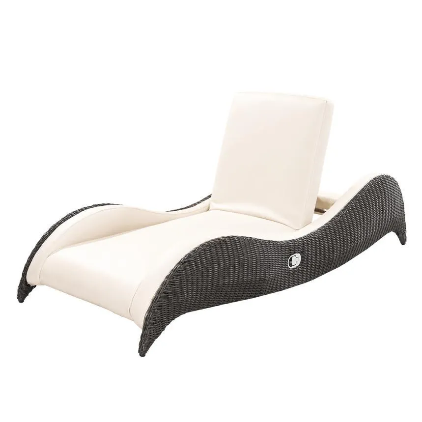 Luxor Brown Chaise Lounge