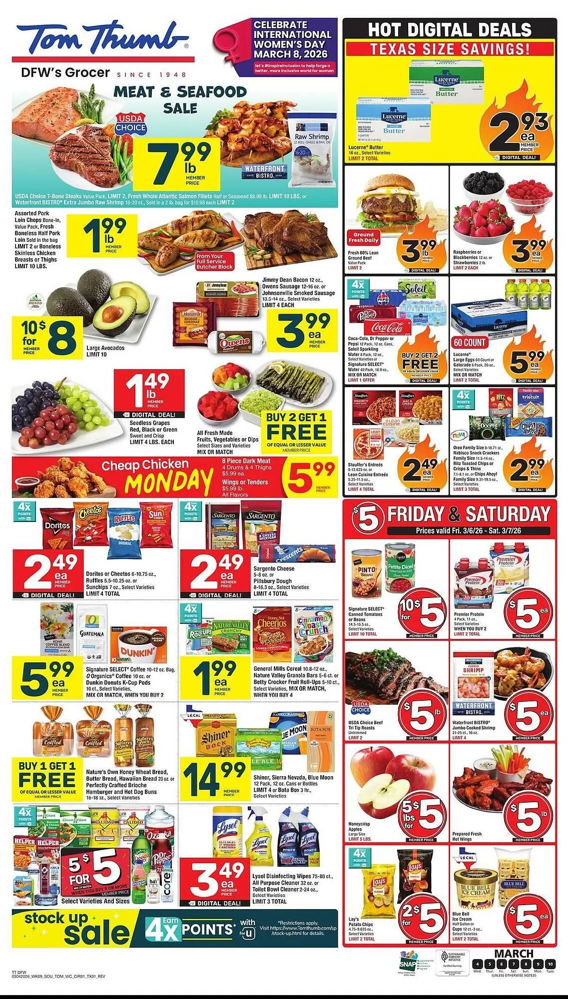 Weekly ad Tom Thumb weekly ad from March 4 to March 10 2026 - Page 1