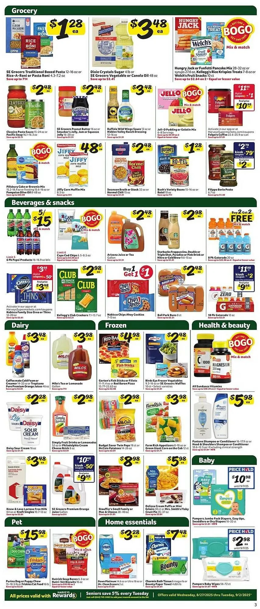 Weekly ad Harveys Supermarkets Weekly Ad from August 27 to September 2 2025 - Page 5