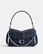 Chain Tabby Shoulder Bag 30 In Signature Denim