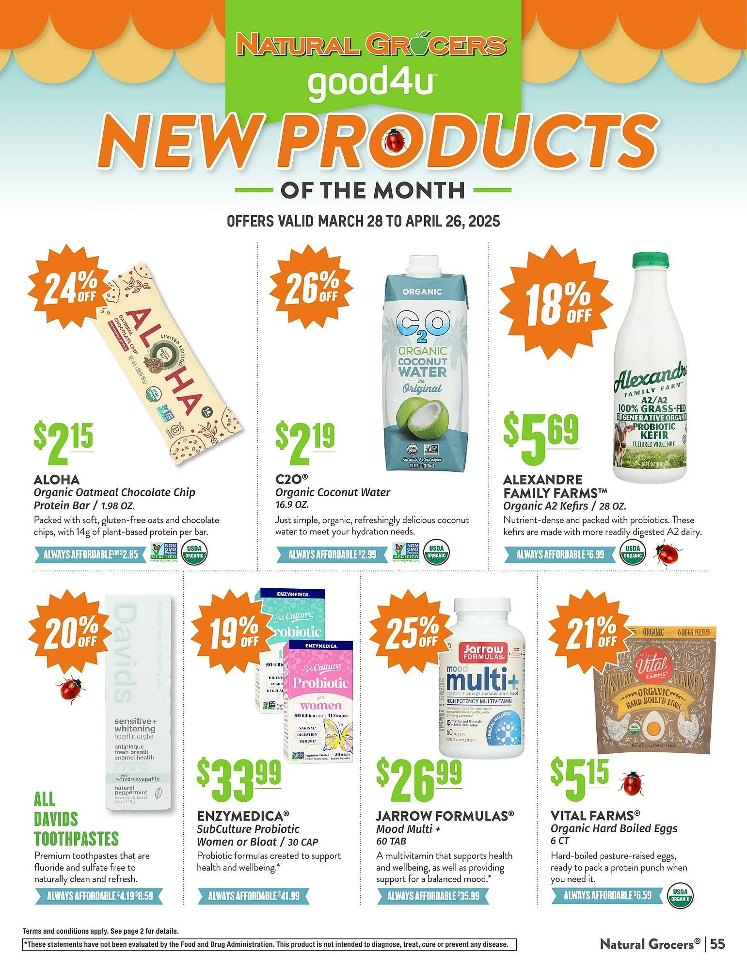 Weekly ad Natural Grocers ad from April 18 to April 26 2025 - Page 55