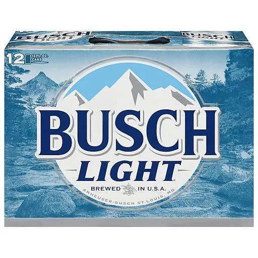 Busch Light American Lager Beer 12 Pack, 12 fl oz Cans