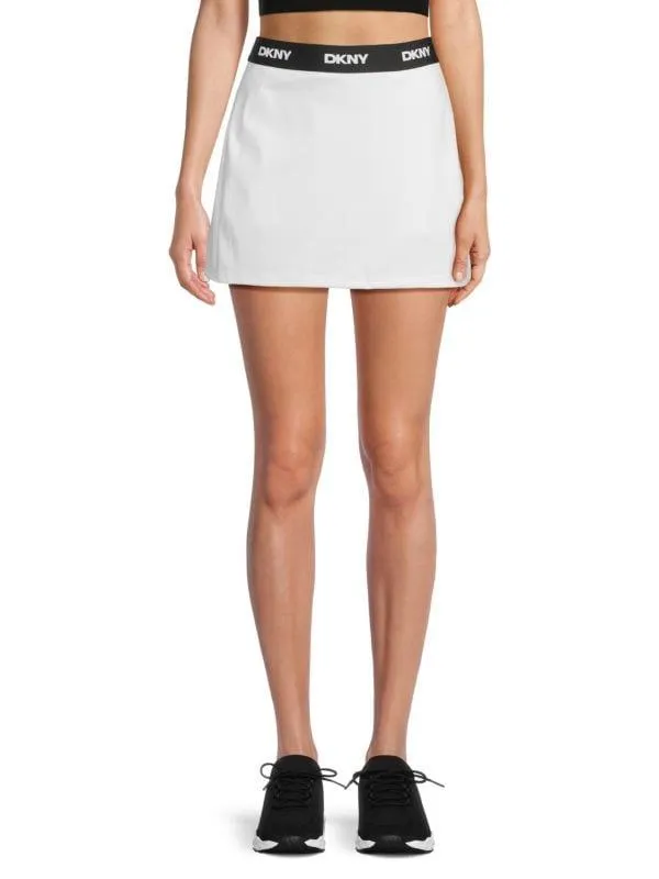 Logo Band A-Line Miniskirt