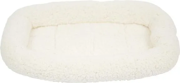 Play On Bolster Crate Mat, Extra Small, White, 19" x 12"