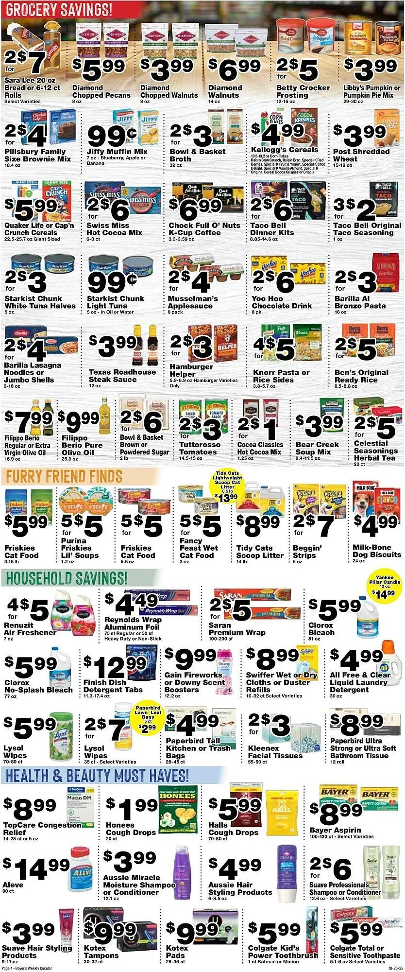 Weekly ad Boyer's Food Markets weekly ad from October 26 to November 1 2025 - Page 4