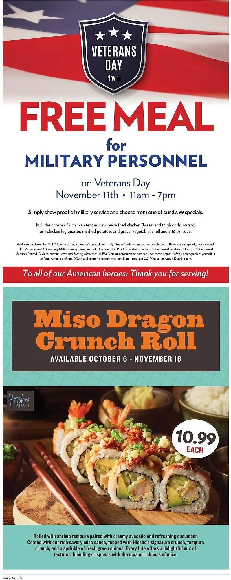 Weekly ad Reasors weekly ad from November 5 to November 11 2025 - Page 8