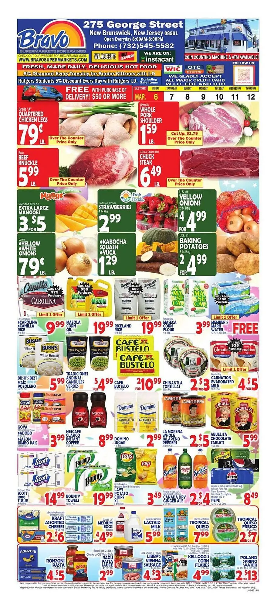 Weekly ad Bravo Supermarkets weekly ad from March 6 to March 12 2026 - Page 1