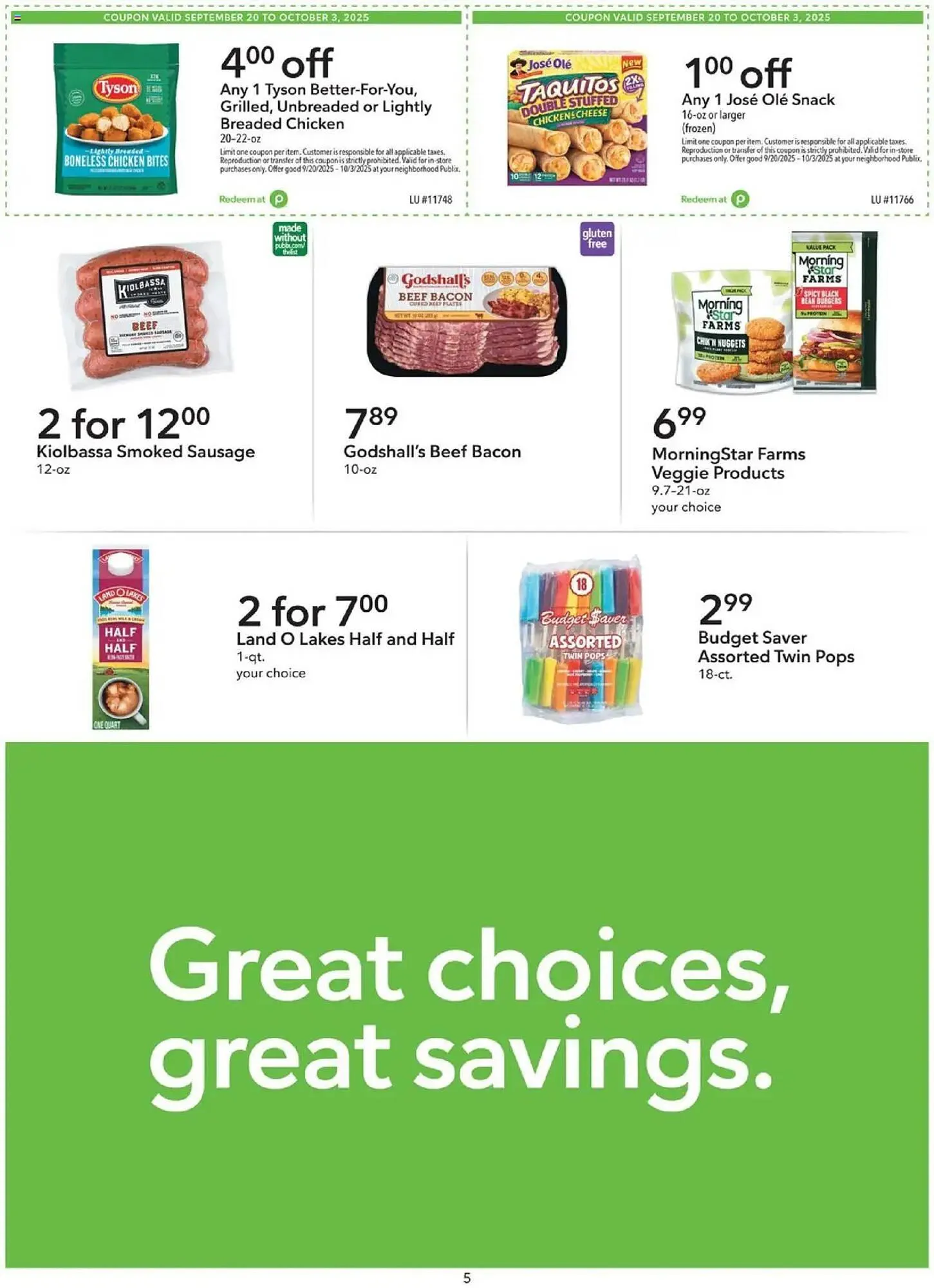 Weekly ad Publix weekly ad from September 20 to October 3 2025 - Page 5