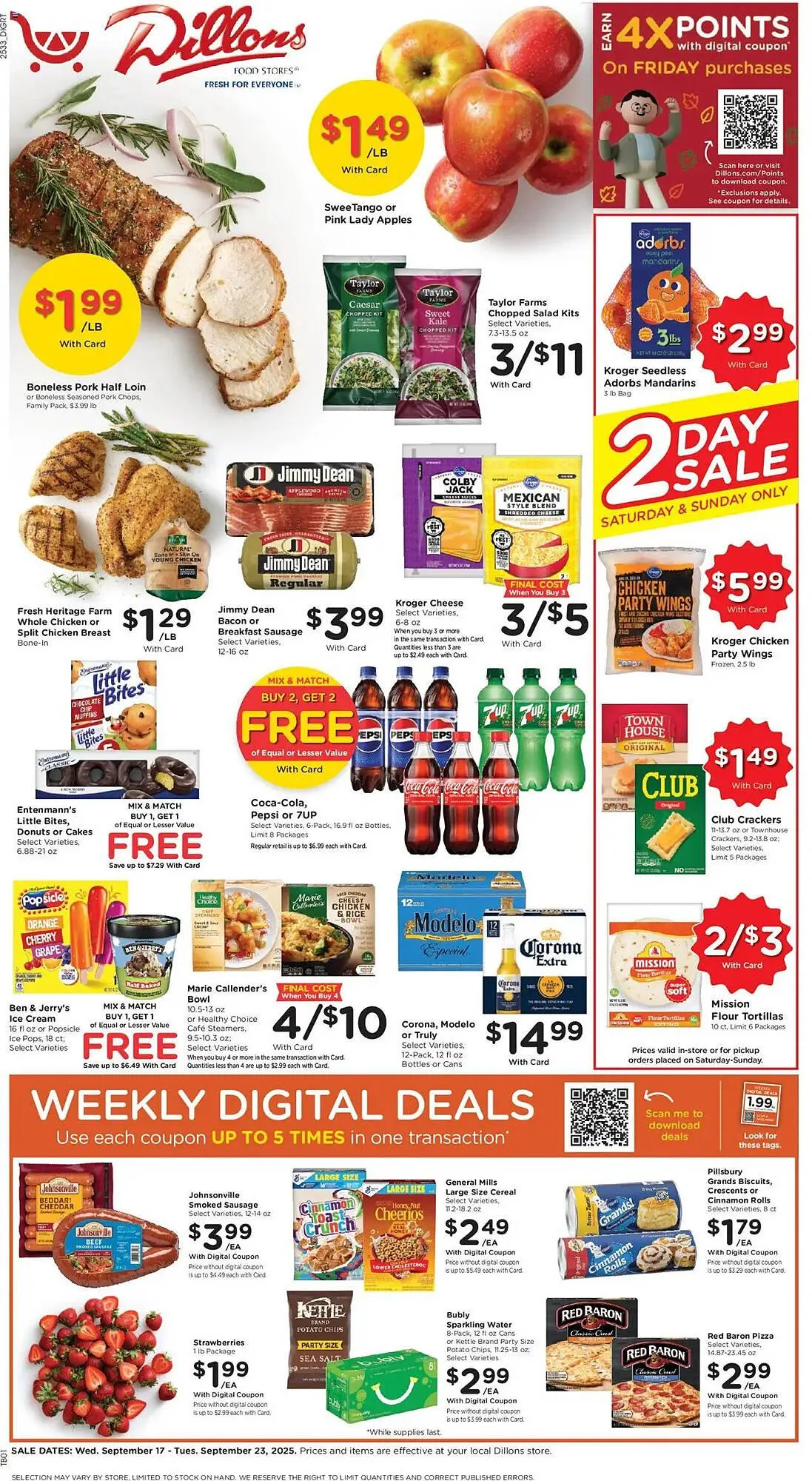 Weekly ad Dillons weekly ad from September 17 to September 23 2025 - Page 1