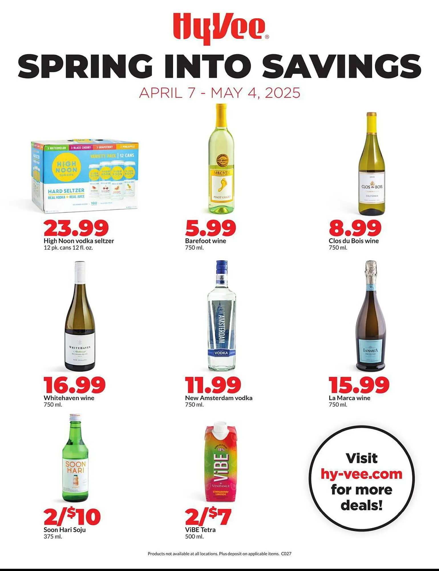 Weekly ad Hy-Vee Weekly Ad from April 7 to May 4 2025 - Page 1