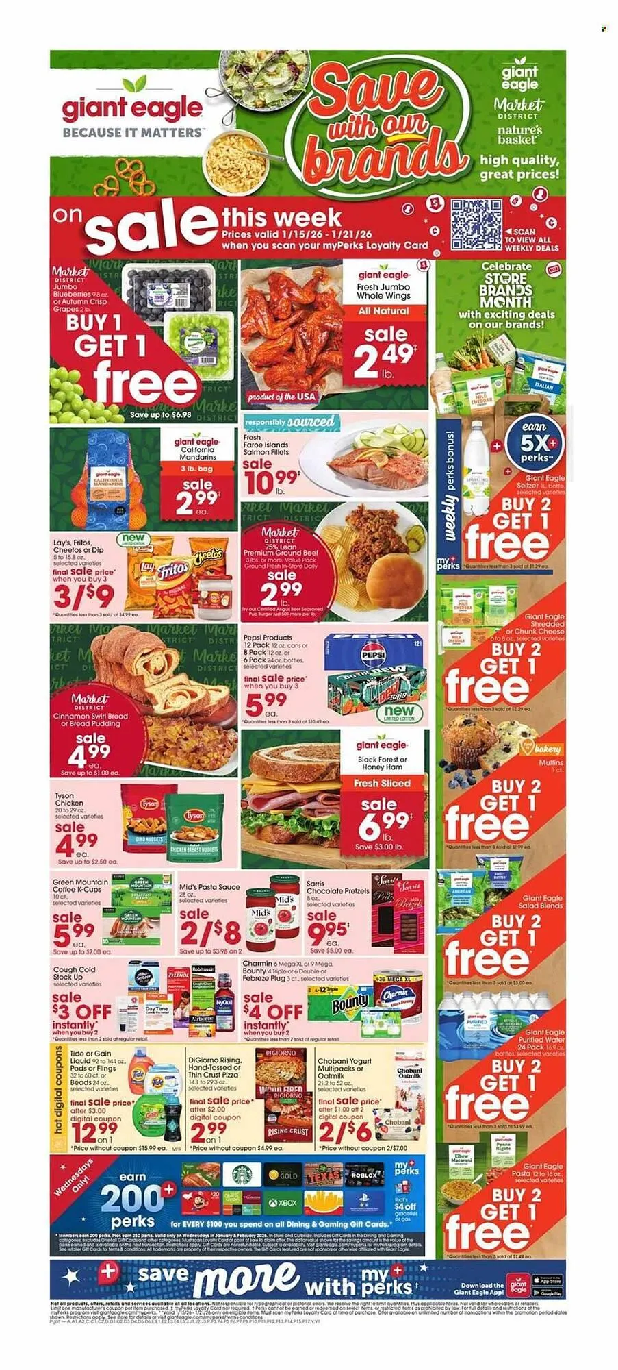 Weekly ad Giant Eagle weekly ad from January 15 to January 21 2026 - Page 1