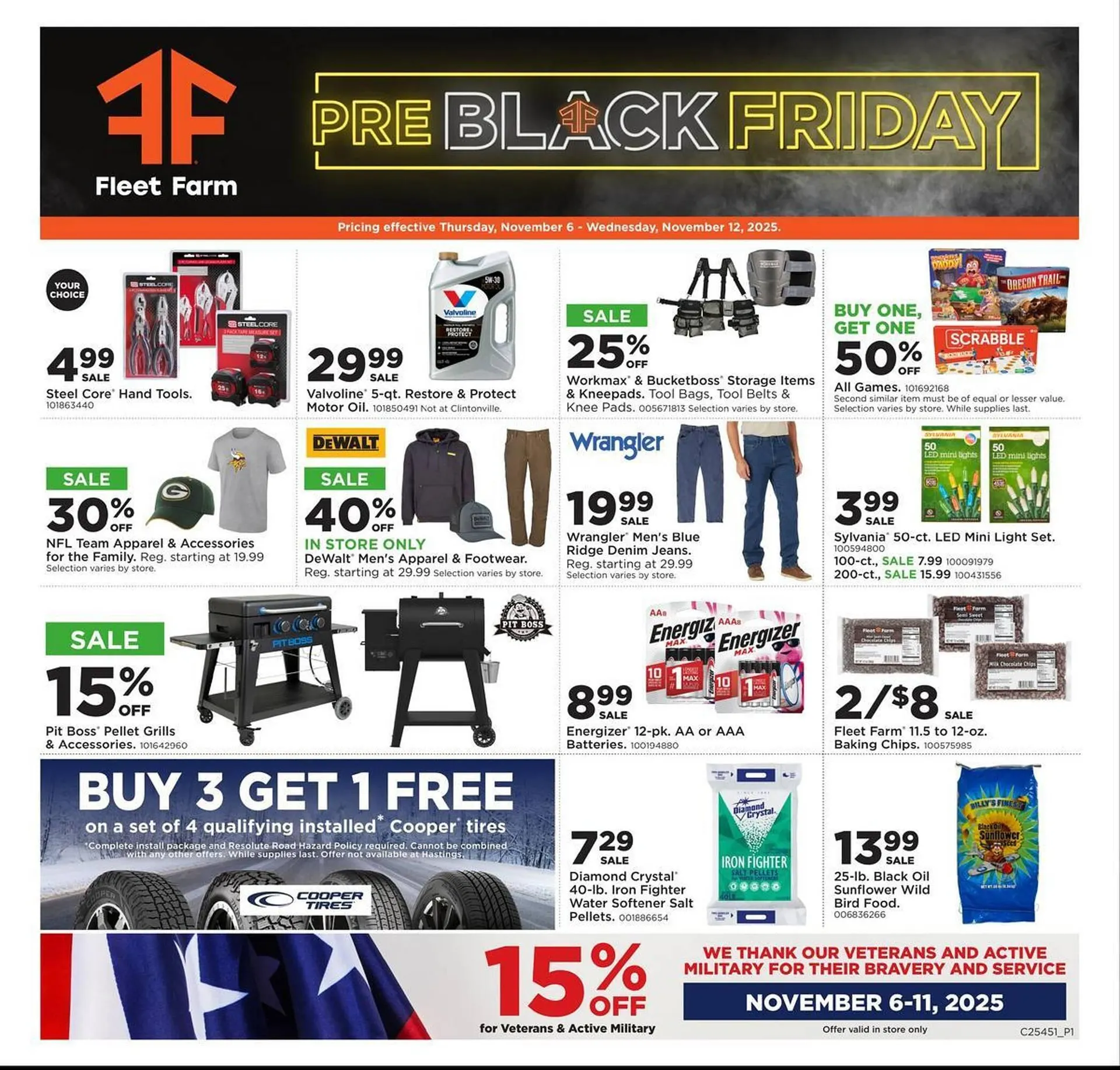 Weekly ad Fleet Farm weekly ad from November 6 to November 12 2025 - Page 1