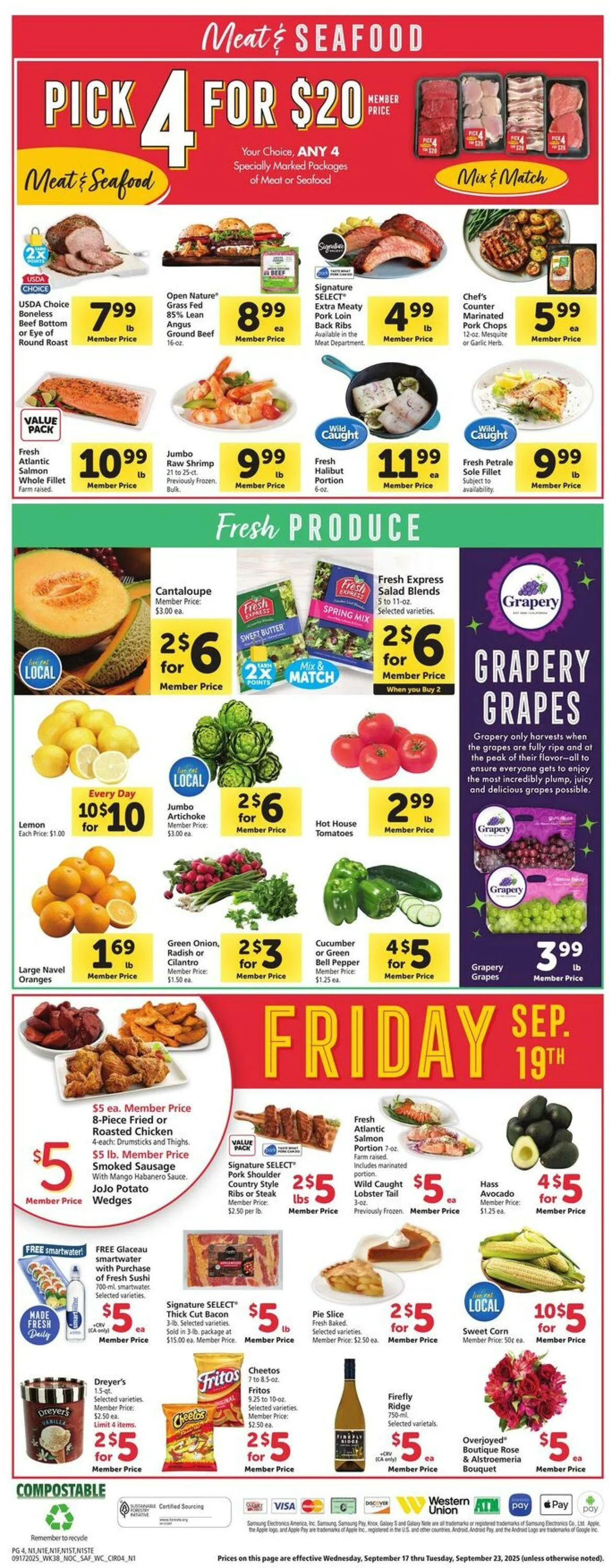 Weekly ad Safeway Current weekly ad from September 17 to September 23 2025 - Page 4