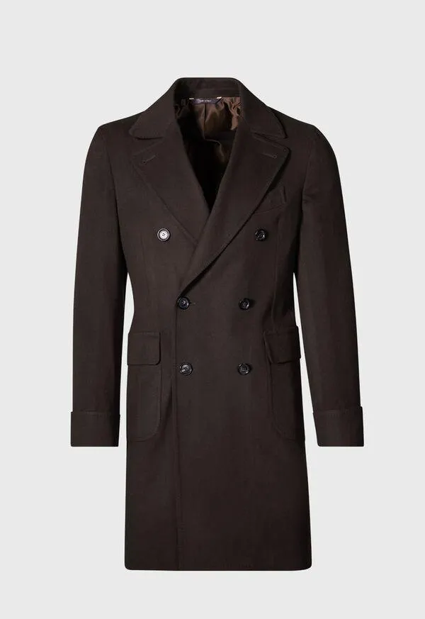 Wool & Cashmere Double Breasted Coat
