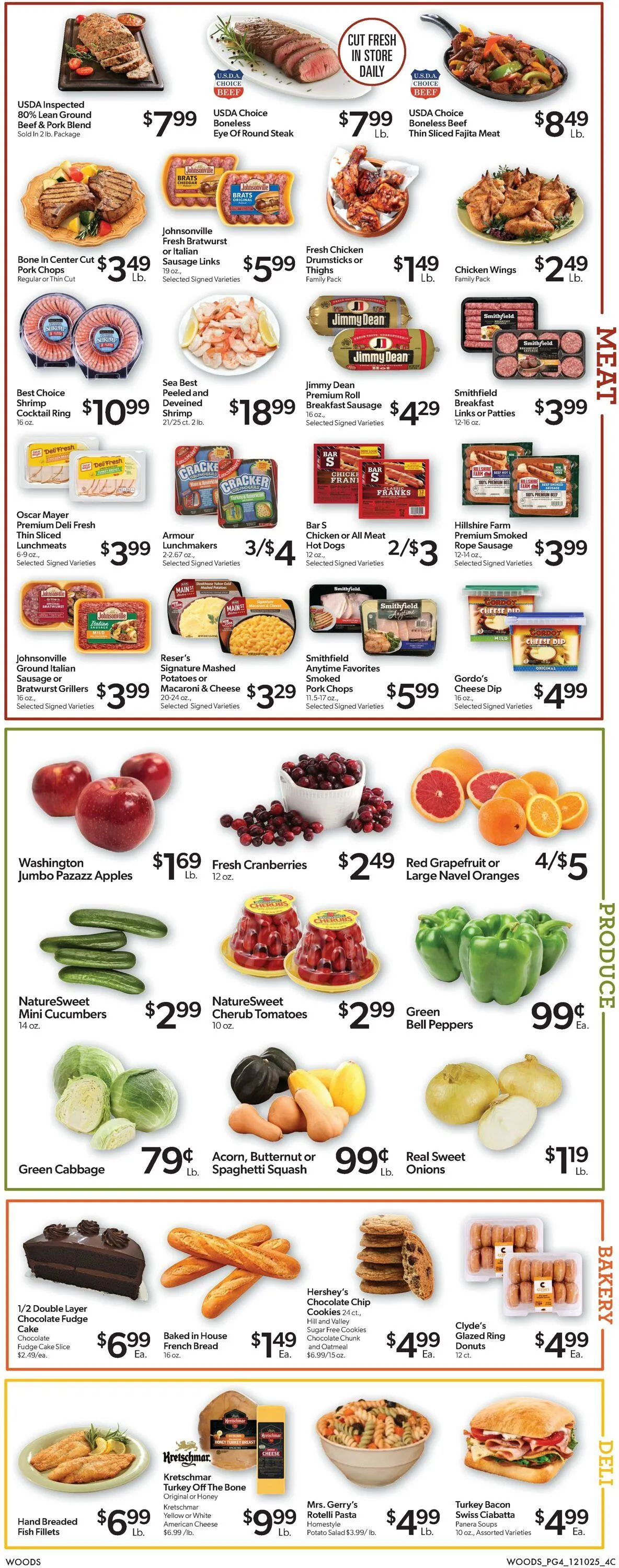 Weekly ad Woods Supermarket from December 10 to December 16 2025 - Page 4