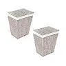 Member's Mark Laundry Hamper, 19.5" W x 14.5" D x 23" H , Set of 2