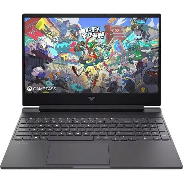 HP - Victus 15.6" Full HD Gaming Laptop - AMD Ryzen 5-7535HS - 8GB DDR5 Memory - AMD Radeon RX 6550M - 512GB SSD - Notebook