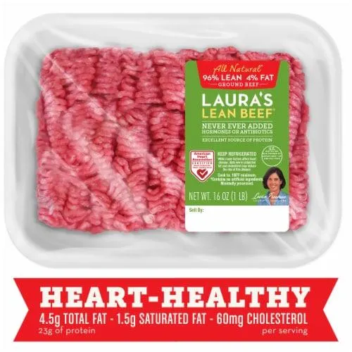 Laura’s Lean Beef® 96% Lean All Natural Ground Beef